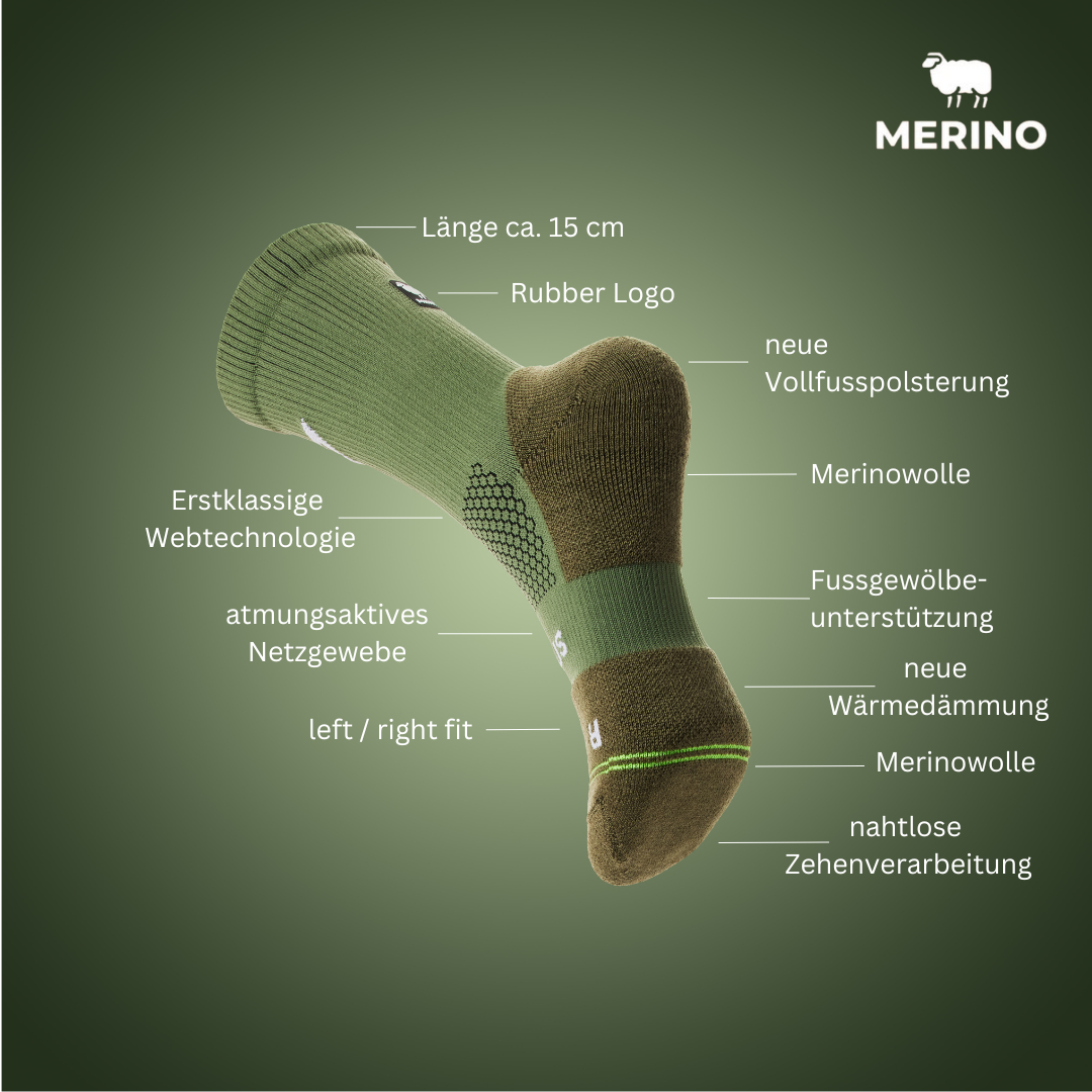 Merinowolle Socken „Versus“