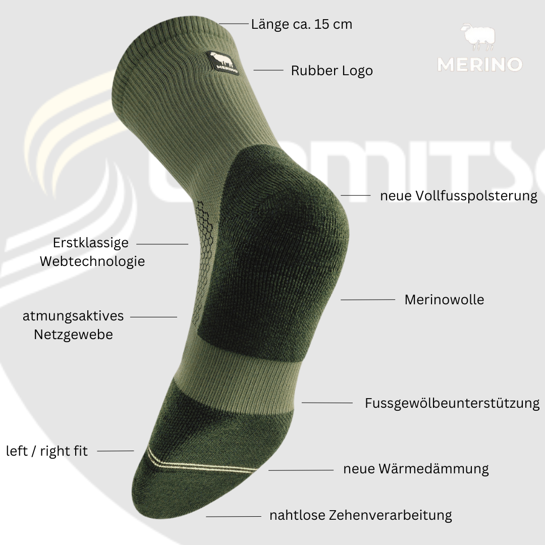 Merinowolle Socken „Versus“