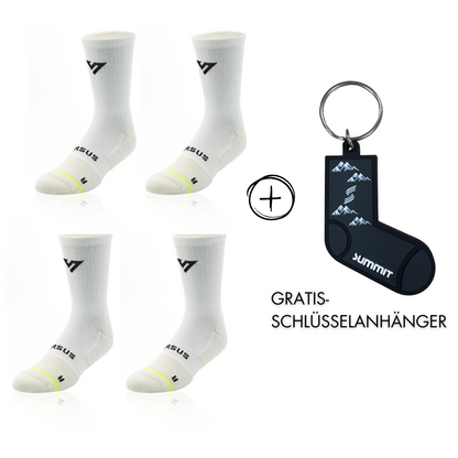 4 Paar Merino „Versus“ Socken + Gratis Schlüsselanhänger