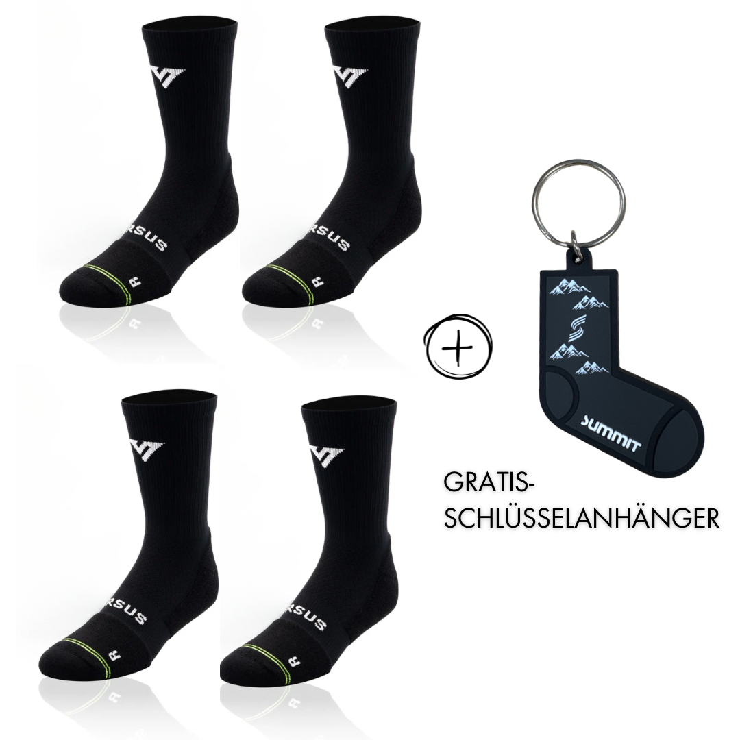 Black Noir Merino „Versus“ Socken Bundle